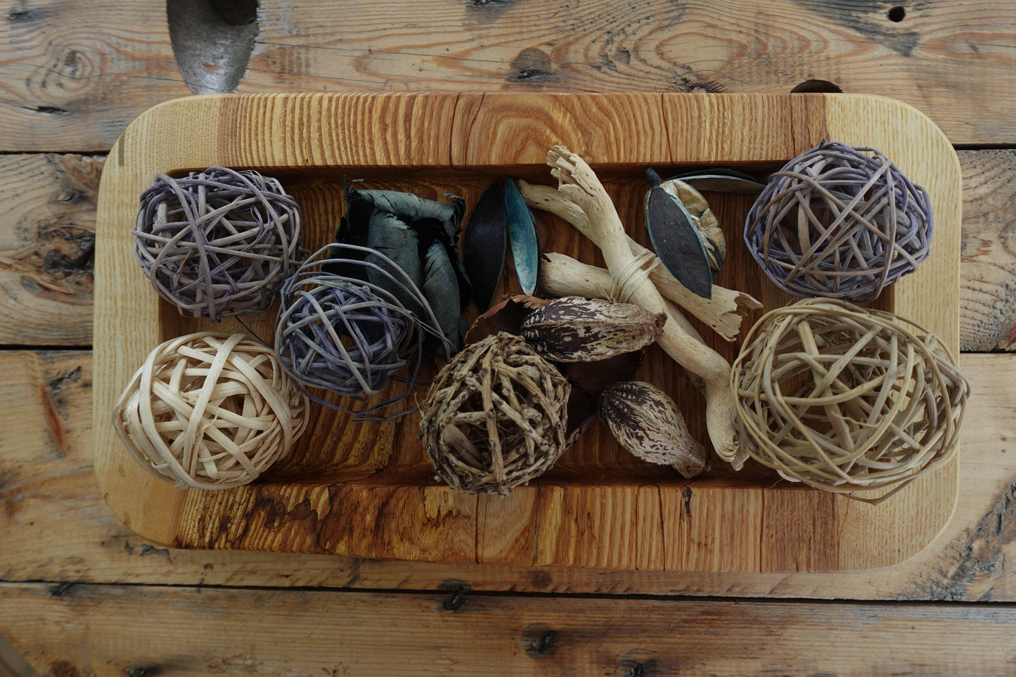 Indiana Hickory Decorative Tray/Center Piece