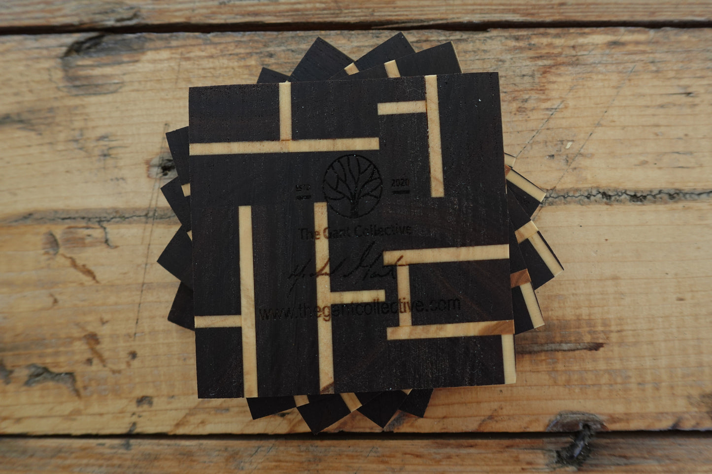 Geometric Coasters - Set of 4