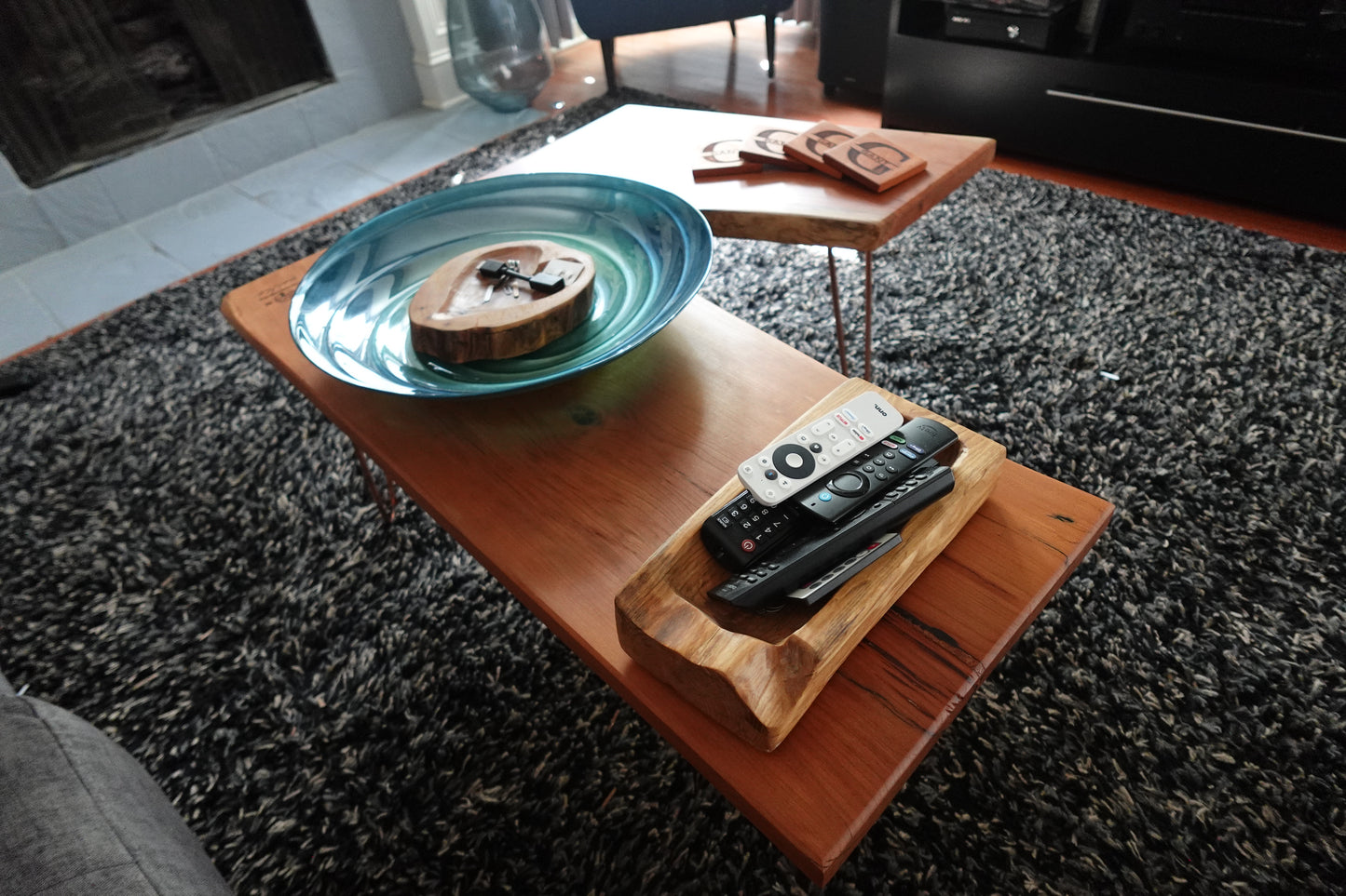 Indiana Cherry Crotch Coffee Table