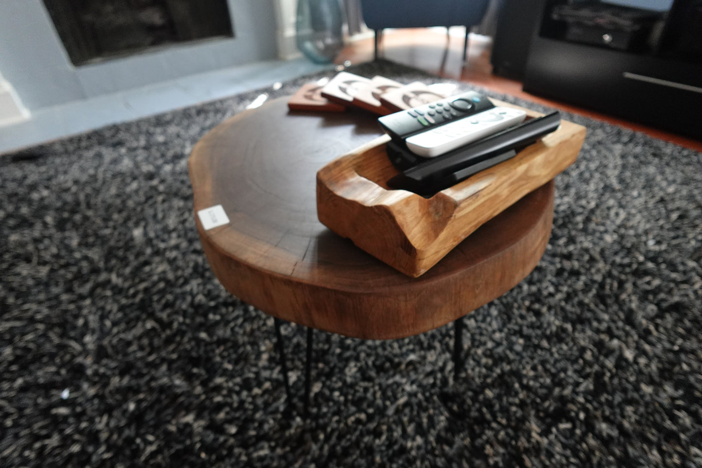 Indiana Walnut "Cookie" Side Table
