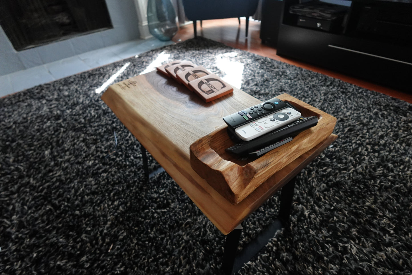 Indiana Walnut Side Table