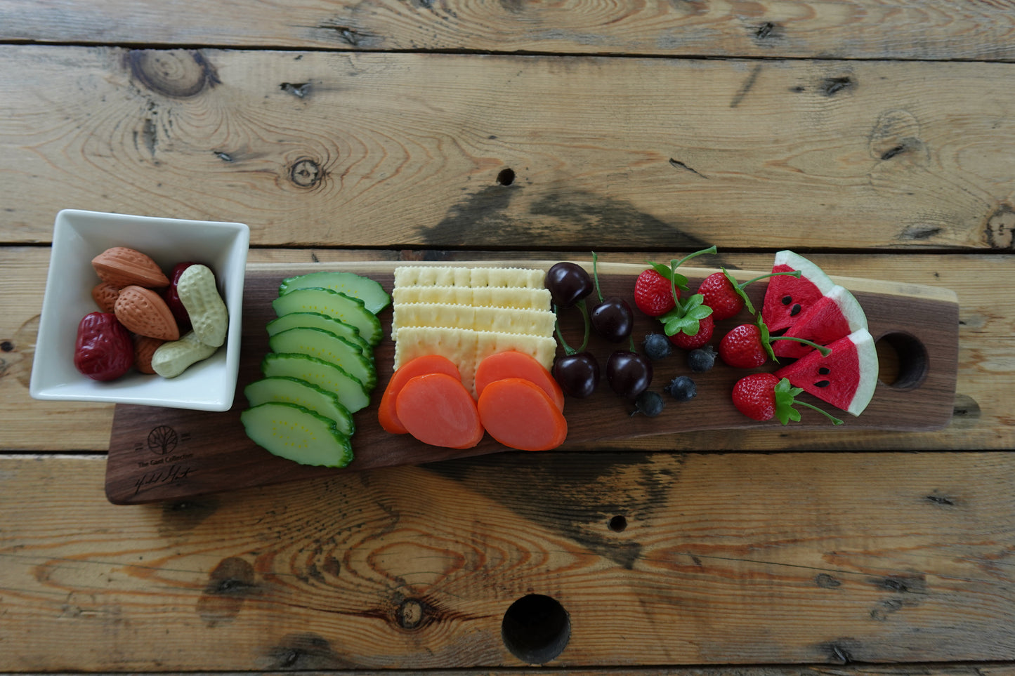 "The Boomerang" Indiana Walnut Charcuterie Board