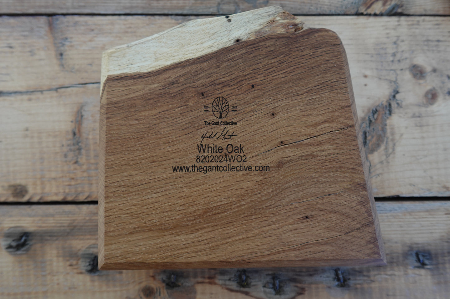 Indiana White Oak Cigar Ashtray