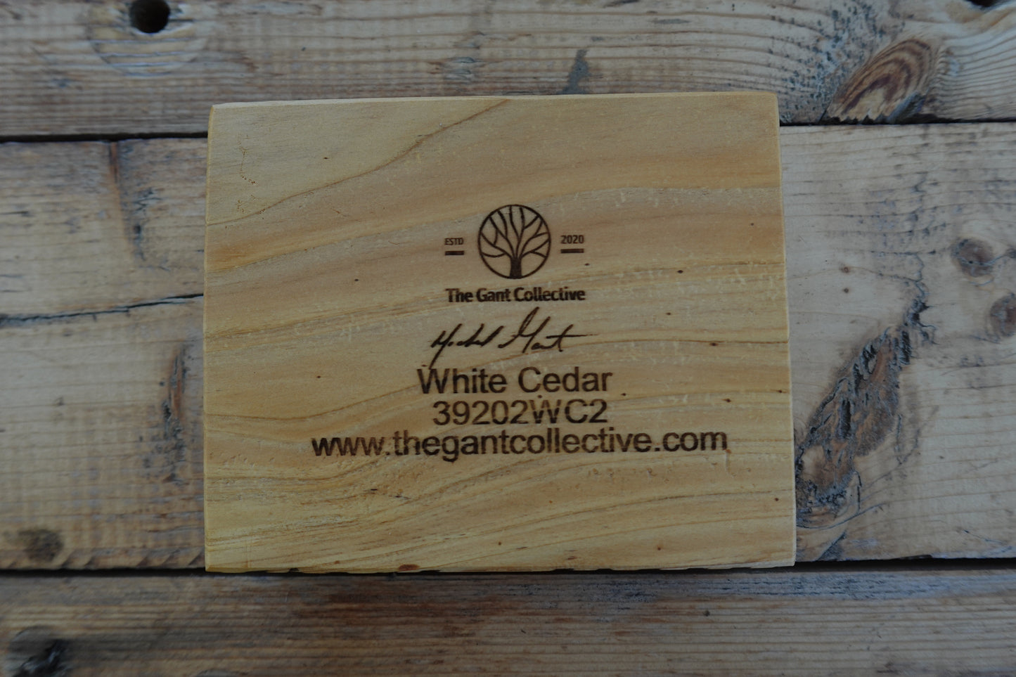 White Cedar 4 Slot Cigar Ashtray 39202WC2