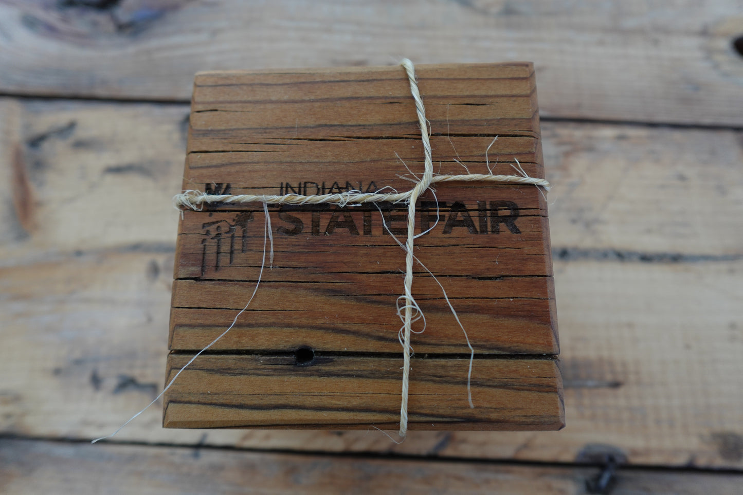 2024 Indiana State Fair Coasters Indiana Hard Wood