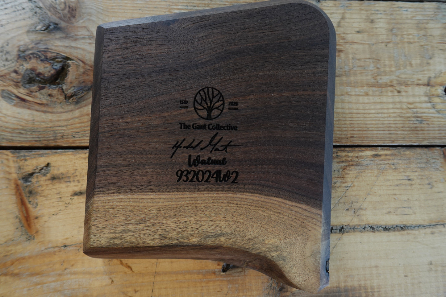 932024W2  Indiana Walnut Cigar Ashtray