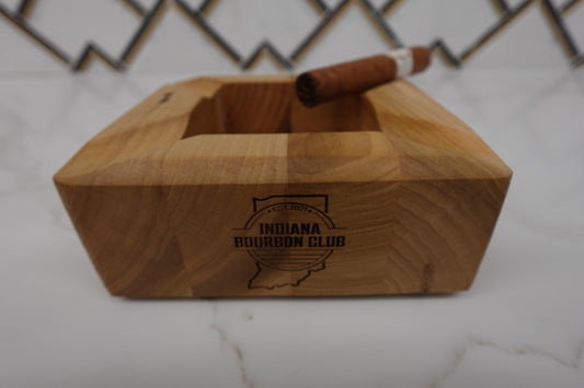 Indiana Bourbon Club Rainbow Poplar Deep Well Cigar Ashtray 2112025RP5