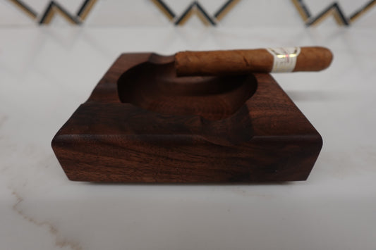 Indiana Bourbon Club Walnut 4 Slot Ashtray 2232025W4