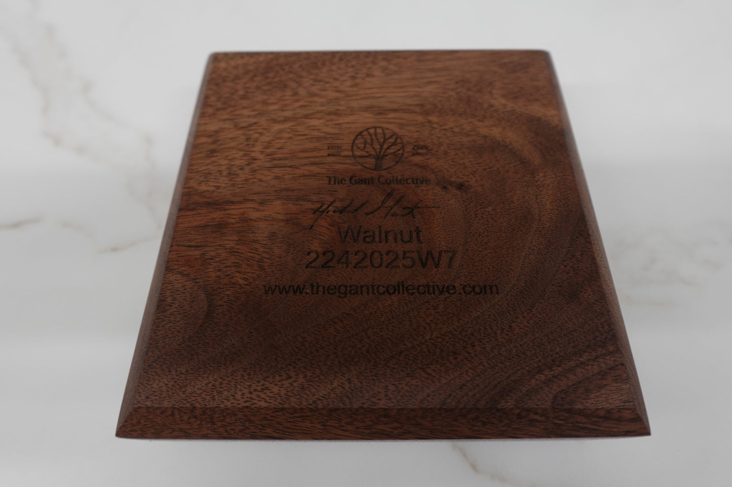 Indiana Bourbon Club Walnut 4 Slot Ashtray 2242025W7