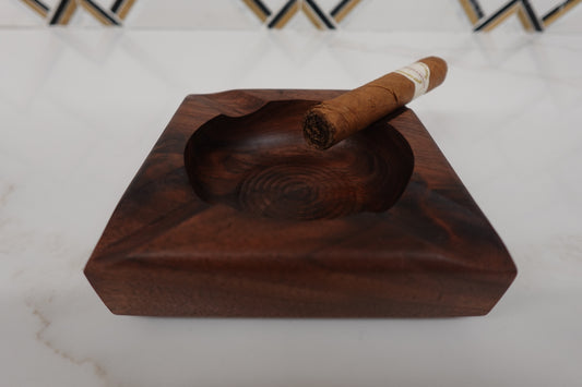 Indiana Bourbon Club Walnut 4 Slot Ashtray 2242025W7