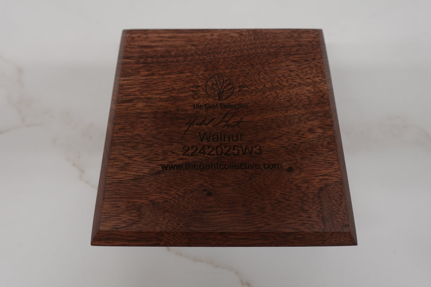 Indiana Bourbon Club Walnut 4 Slot Ashtray 2242025W3