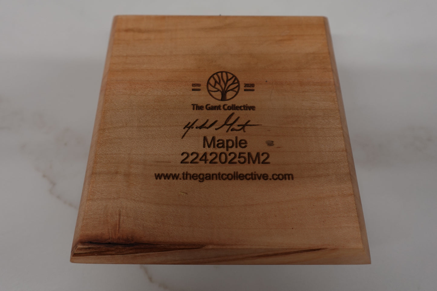 Indiana Bourbon Club Spalted Maple Cigar Ashtray 2242025M2