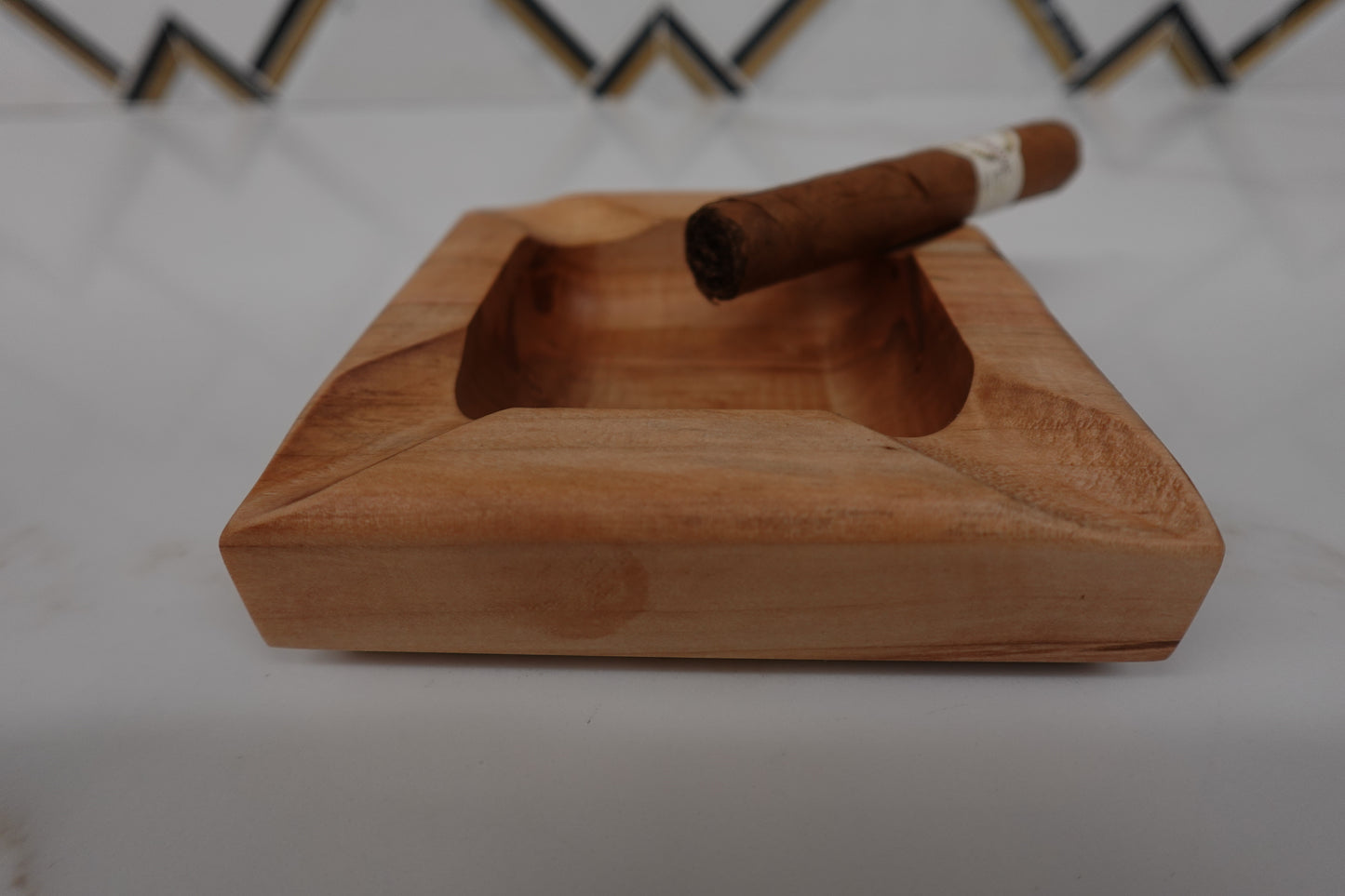 Indiana Bourbon Club Spalted Maple Cigar Ashtray 2242025M2