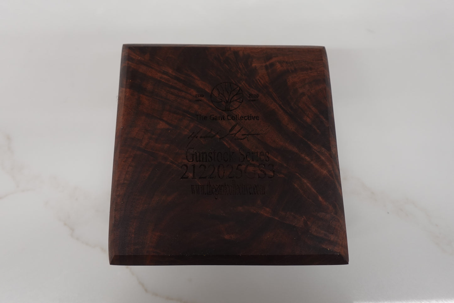 Gunstock Series Walnut 4 Slot Cigar Ashtray 212025GS3