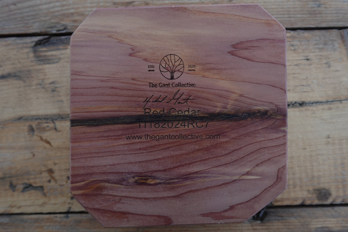 Indiana Red Cedar Cigar Ashtray 11182024RC7