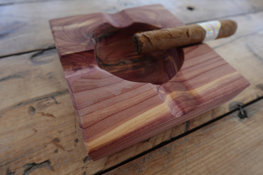 Indiana Red Cedar Cigar Ashtray 11182024RC1