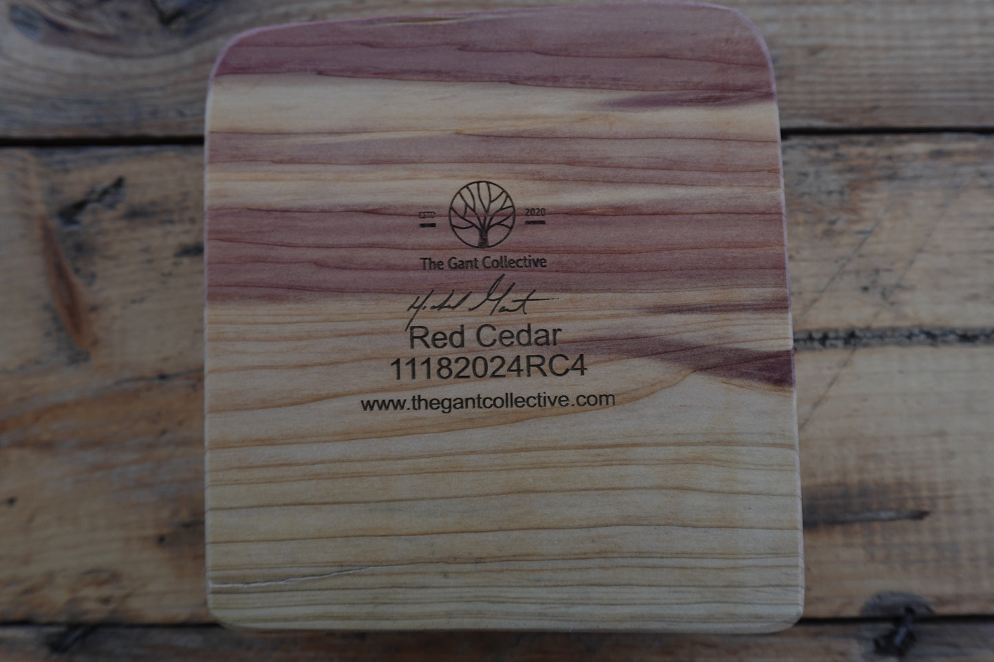 Indiana Red Cedar Cigar Ashtray 11182024RC4