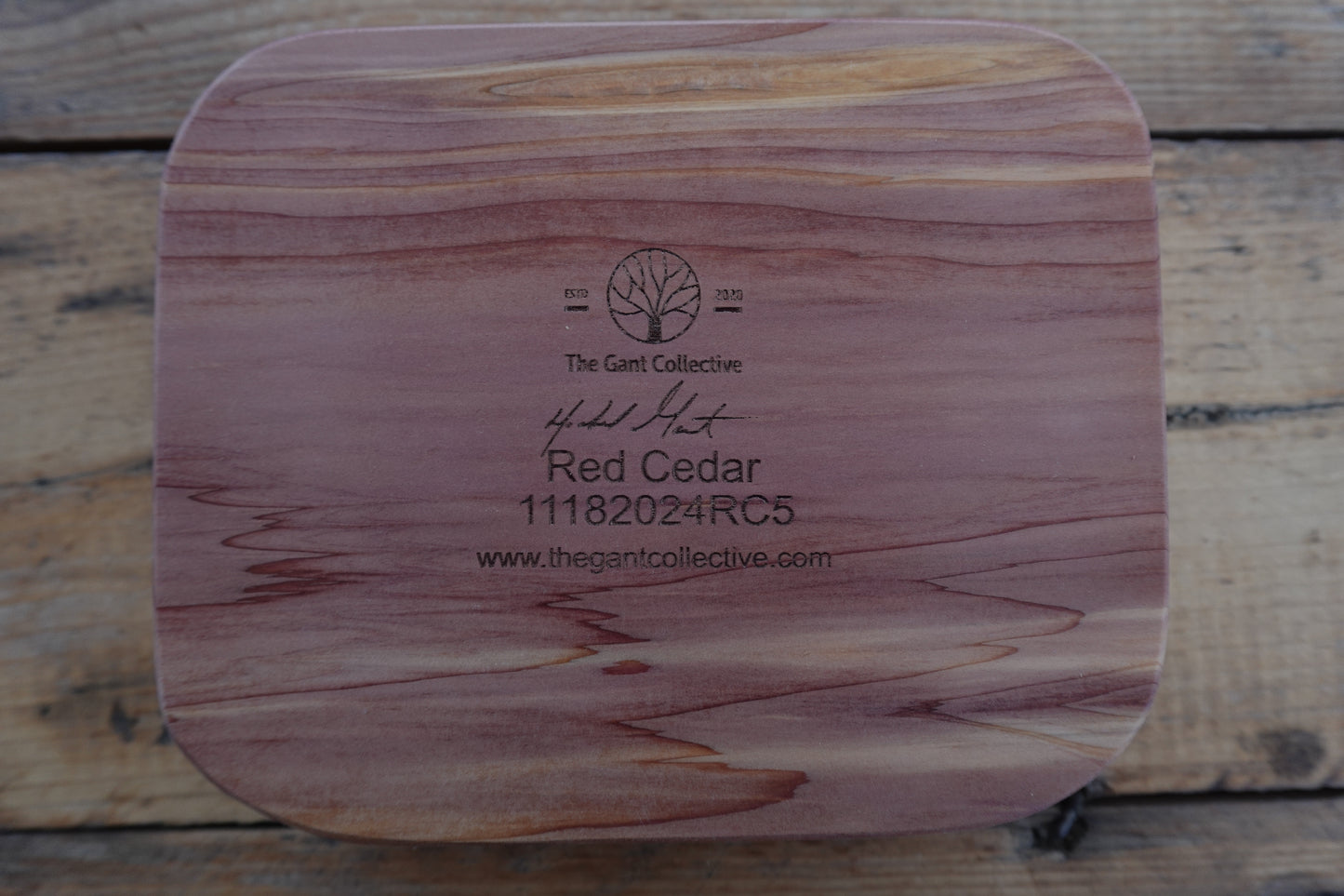 Indiana Red Cedar Cigar Ashtray 11182024RC5