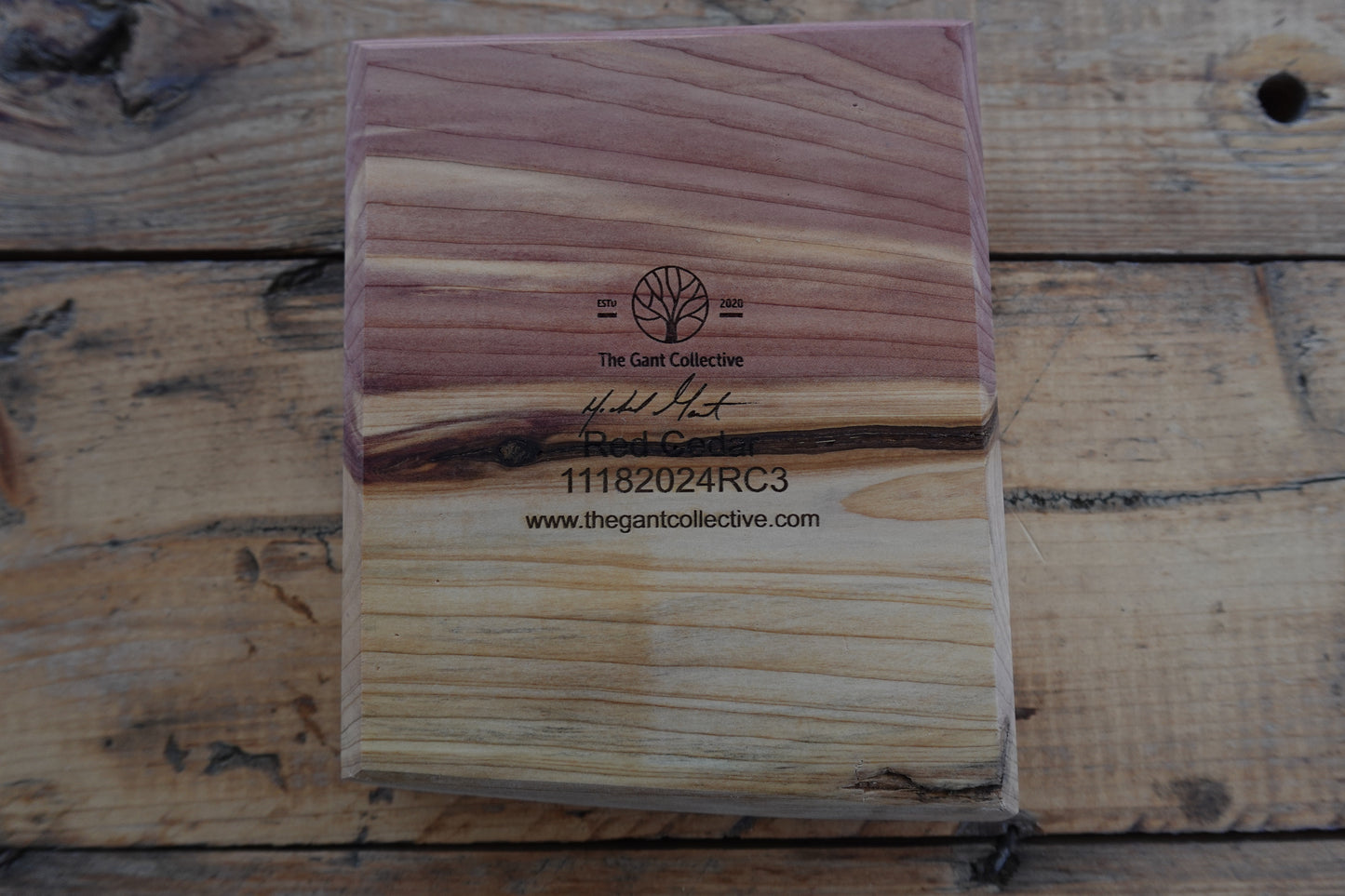 Indiana Red Cedar Cigar Ashtray 11182024RC3