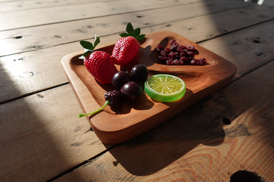 Power Carved Indiana Hard Maple Charcuterie Tray