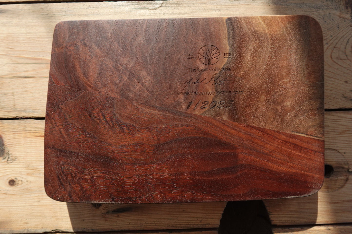 Gunstock Walnut Serving Tray