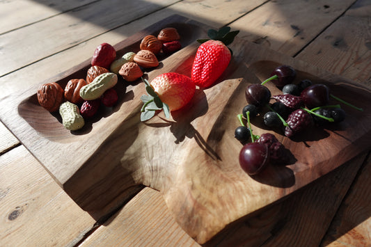 Indiana Walnut Natural Edge Serving Tray