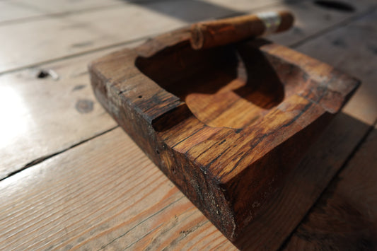 Indiana Spalted Mapl4 Finger Cigar Ashtray