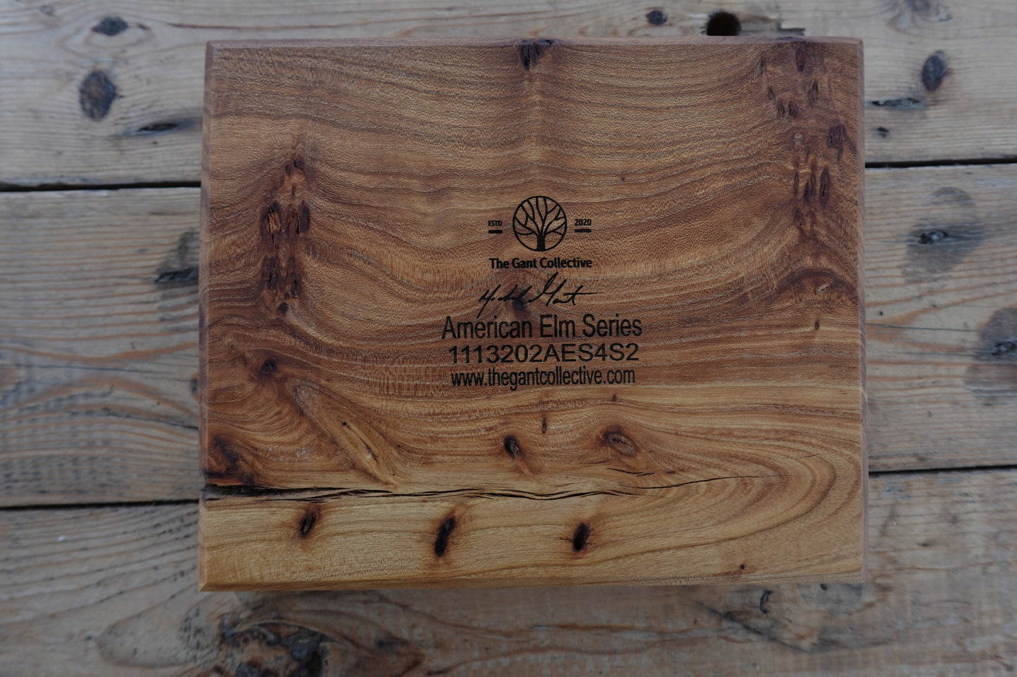 American Elm 4 Slot Cigar Ashtray 1132024AES4S2