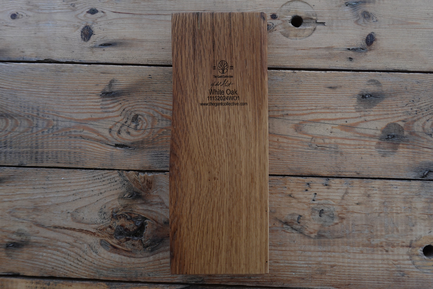 Indian White Oak Single Stick Cigar Ashtray 11152024WO1