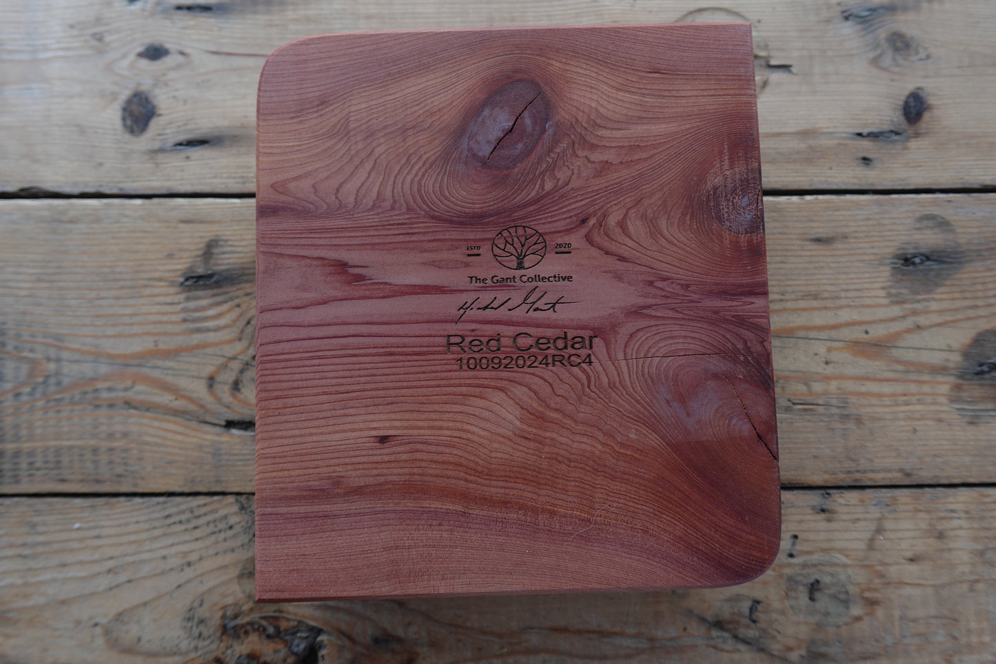 Indiana Red Cedar 4 Slot Cigar Ashtray