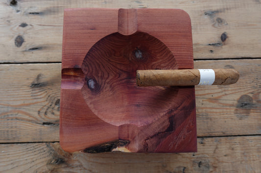 Indiana Red Cedar 4 Slot Cigar Ashtray