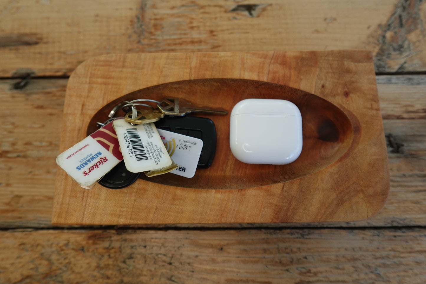 MV2124222024 Maple Oval Valet Tray