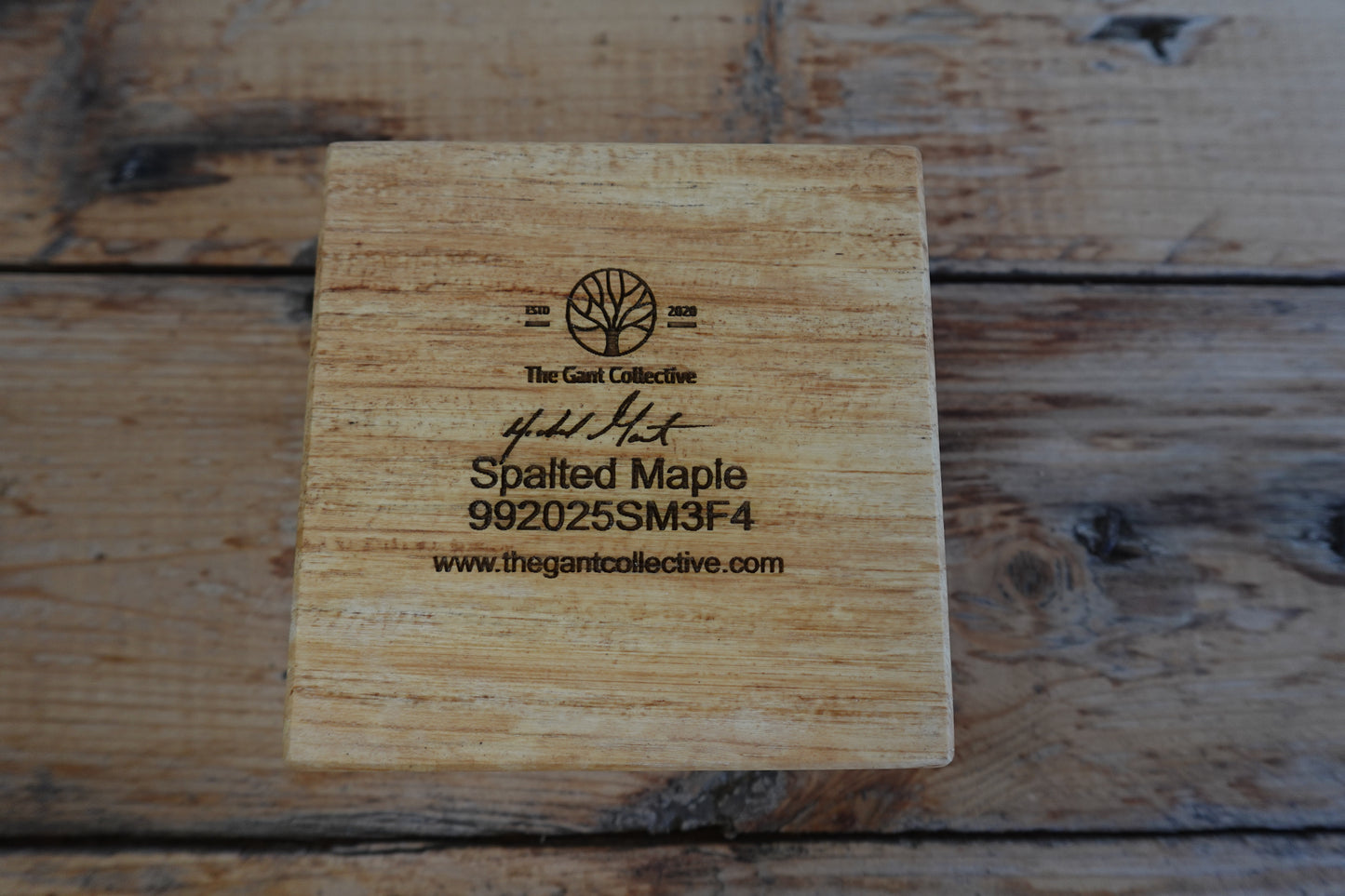 Indiana Bourbon Club/IBC Maple Cigar Ashtray