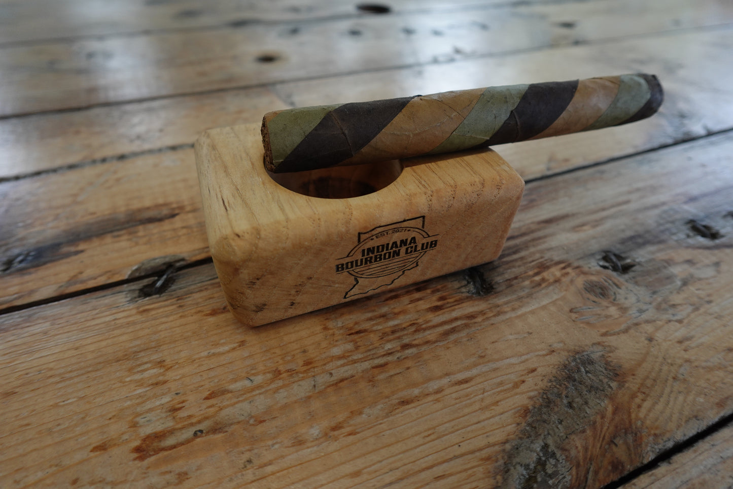 Indiana Bourbon Club One Finger Cigar Ashtray