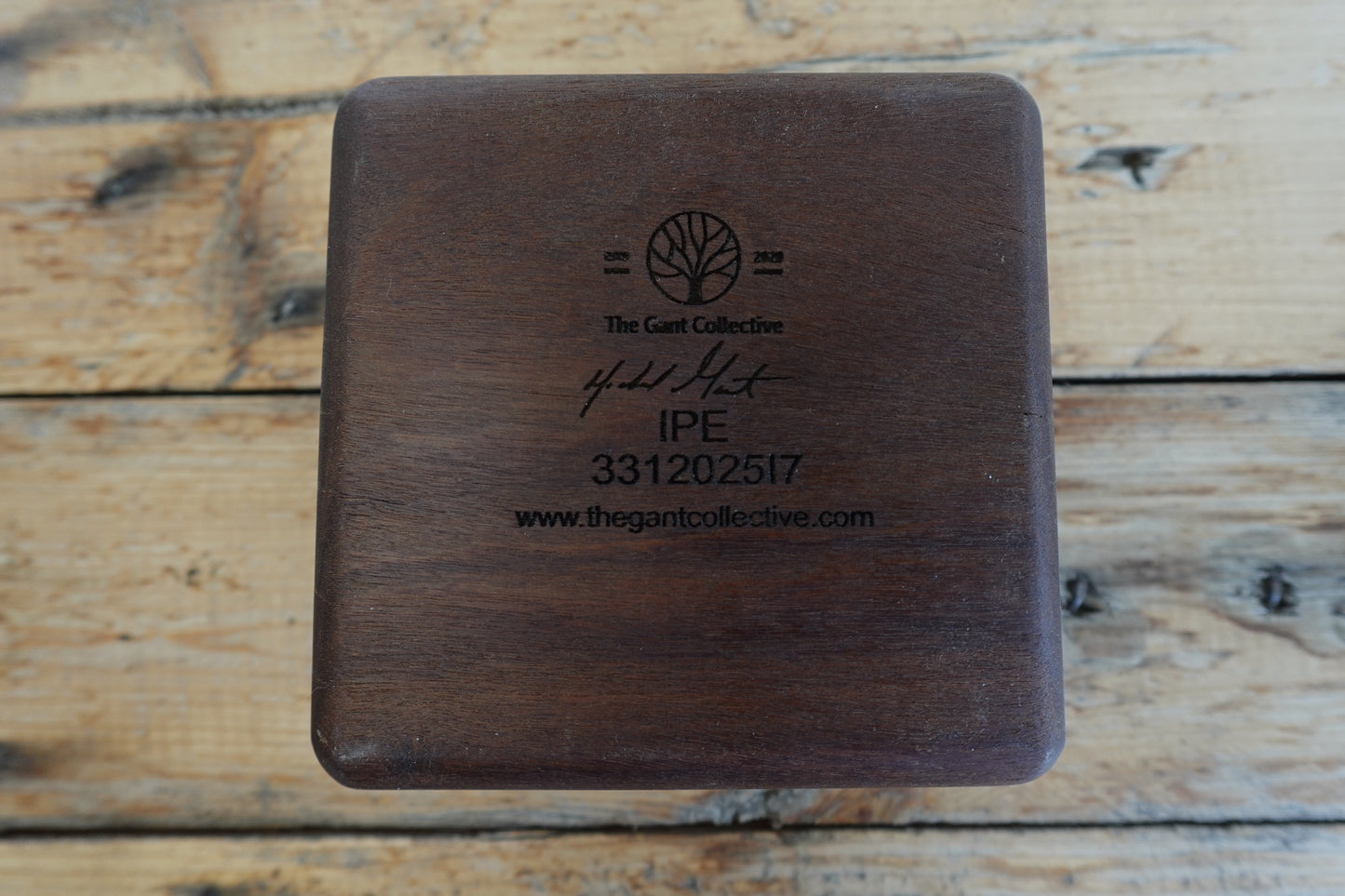 Brazilian Ipe Four Finger Cigar Ashtray 3312025I7