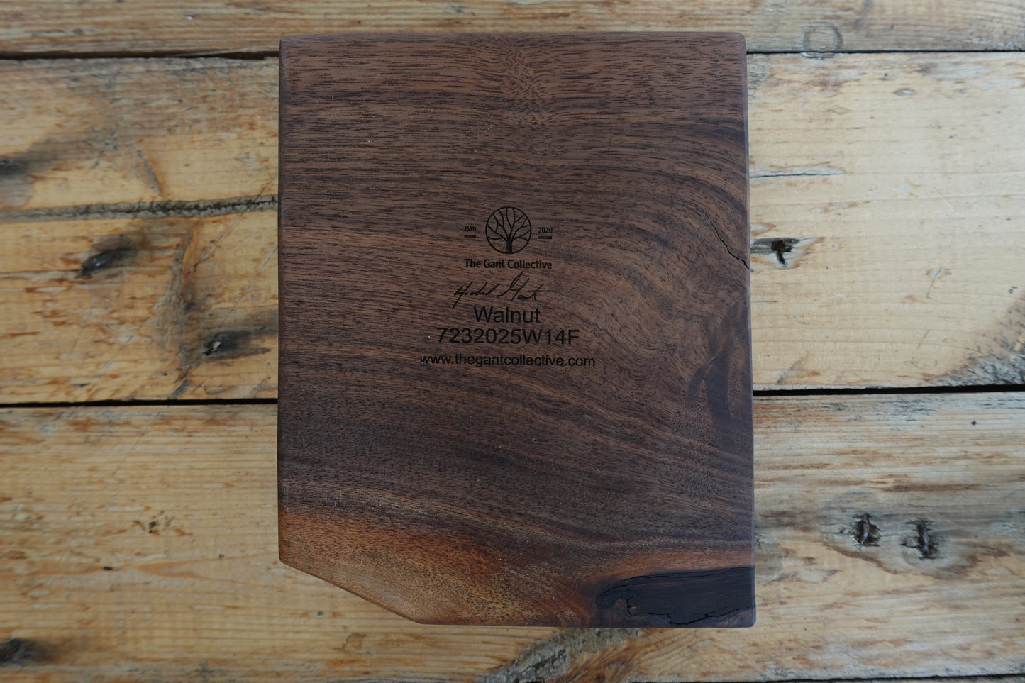 Indiana Walnut Four Finger Cigar Ashtray 7232025W1F4