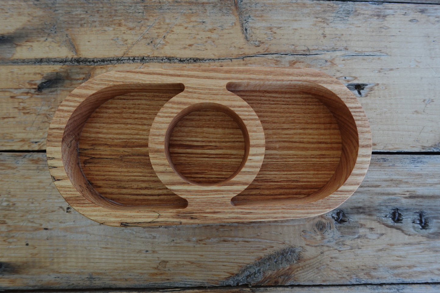 Indiana Hardwood Segmented Nut Tray