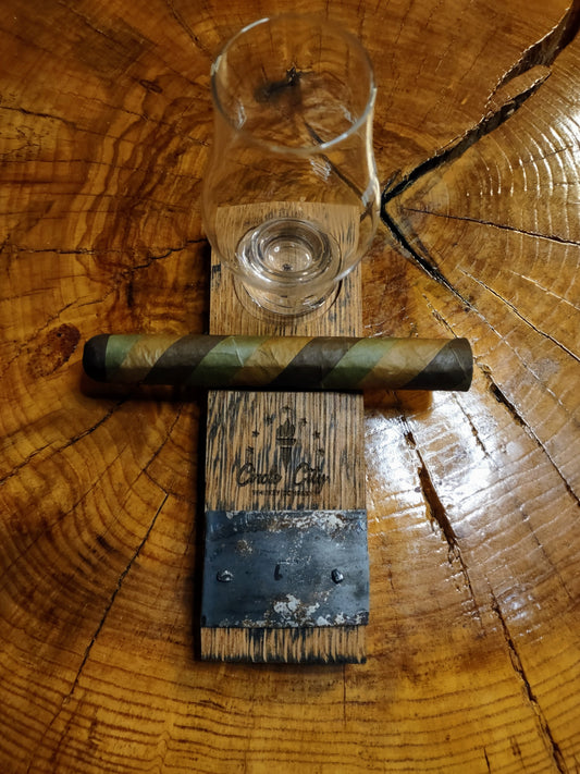 Circle City Whiskey Whiskey Stave & Glen Cairn Cigar Holder