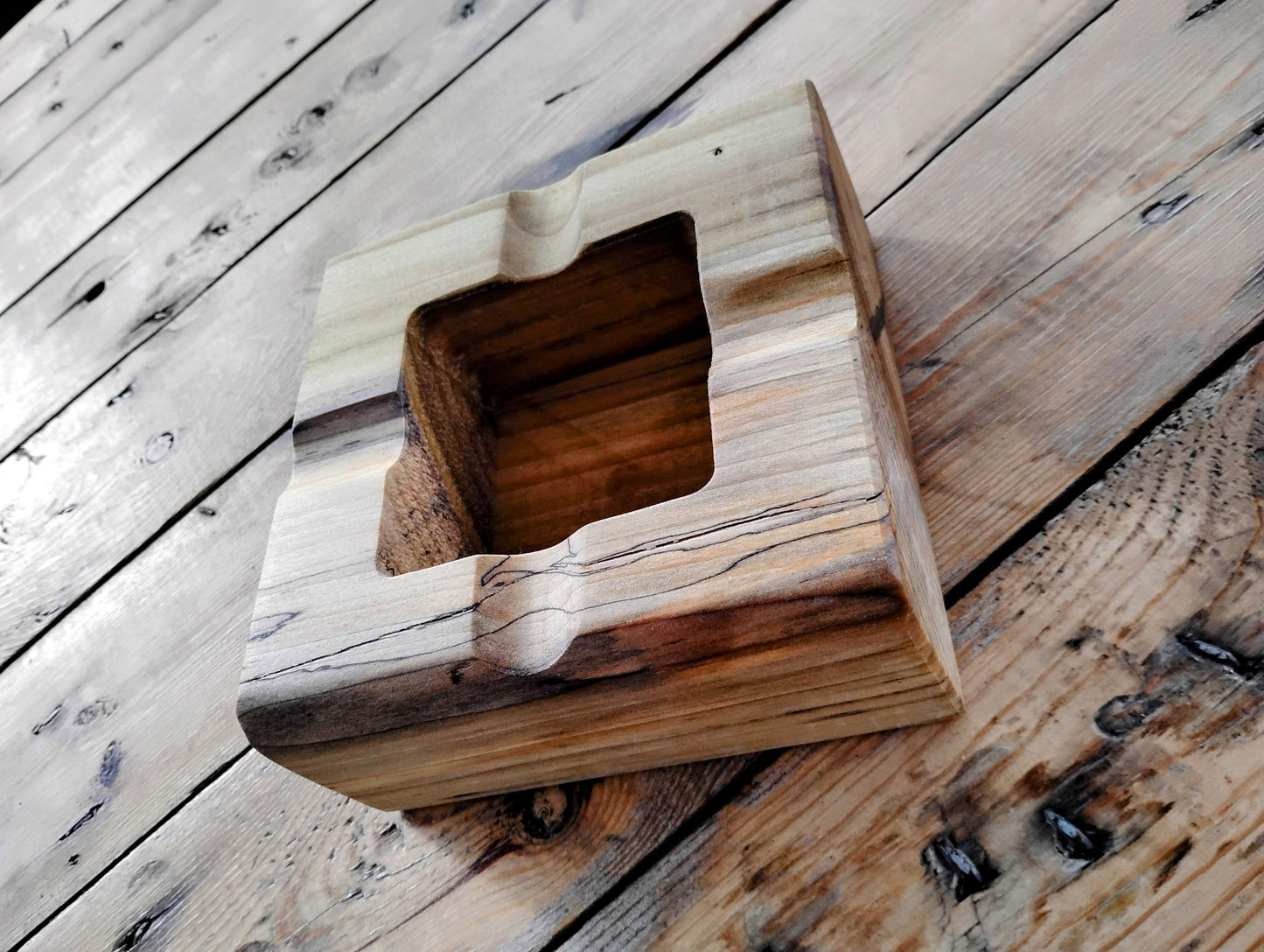 Rainbow Poplar Deep Well Cigar Ashtray RP1