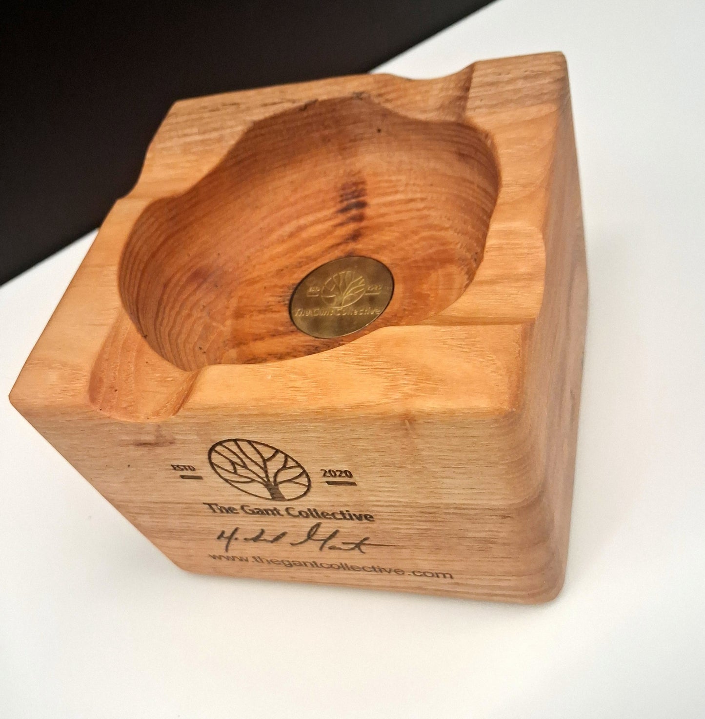 Indiana Ash Michael Gant Signature Deep Dish Cigar Ashtray 4152026A14F