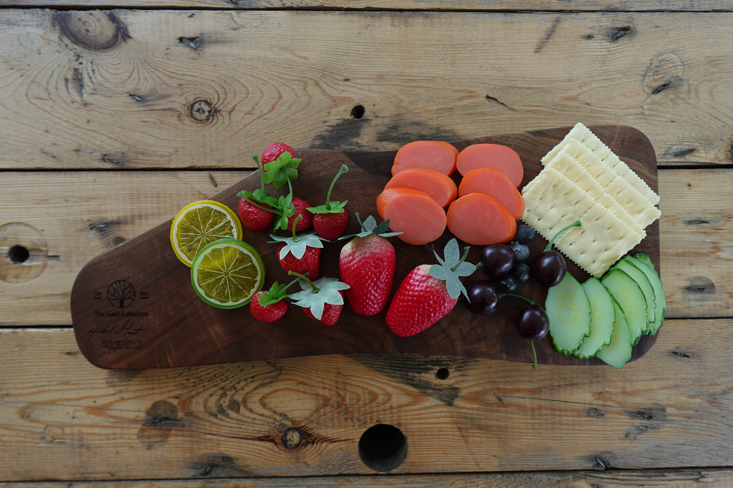 Highly Figured Walnut Charcuterie Board #1-4