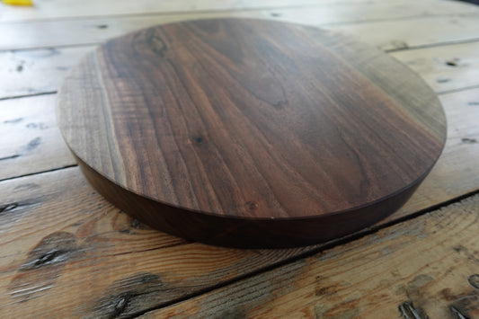 Circular Indiana Walnut Charcuterie Board