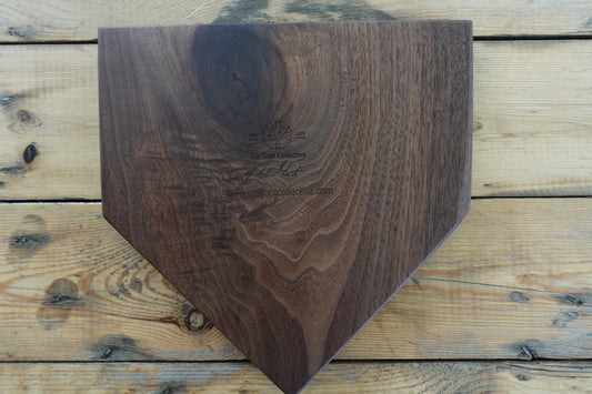 Indiana Walnut Home Plate Charcuterie Board