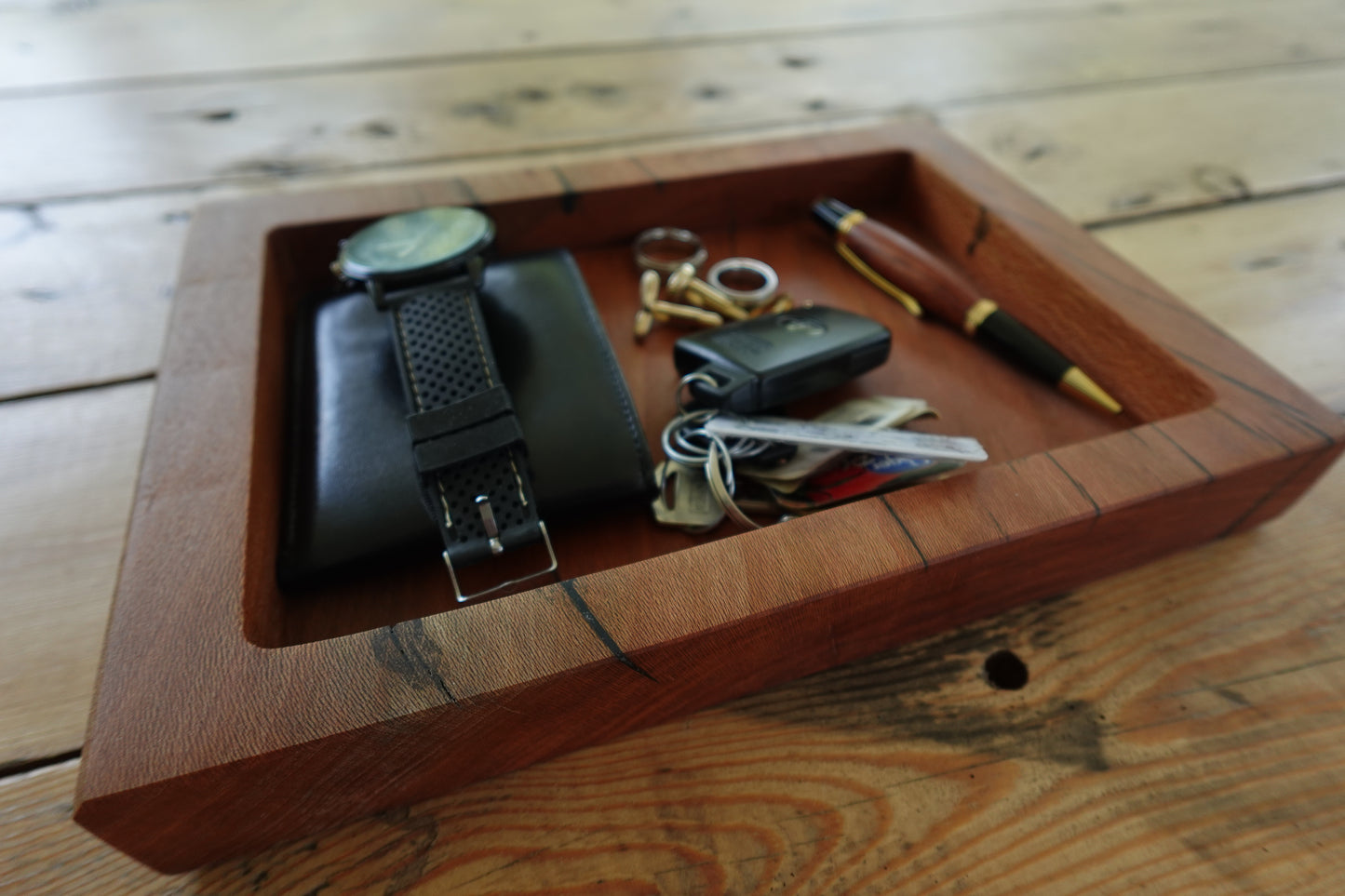 Medium/Large Cherry Wood Valet Tray