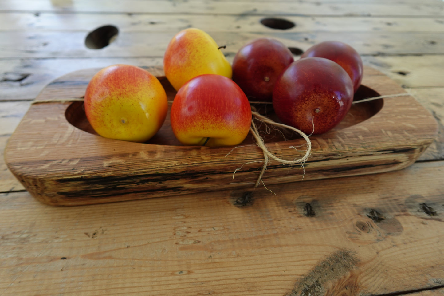 Red Oak Fruit/Whatnot/Charcuterie/Table Centerpiece