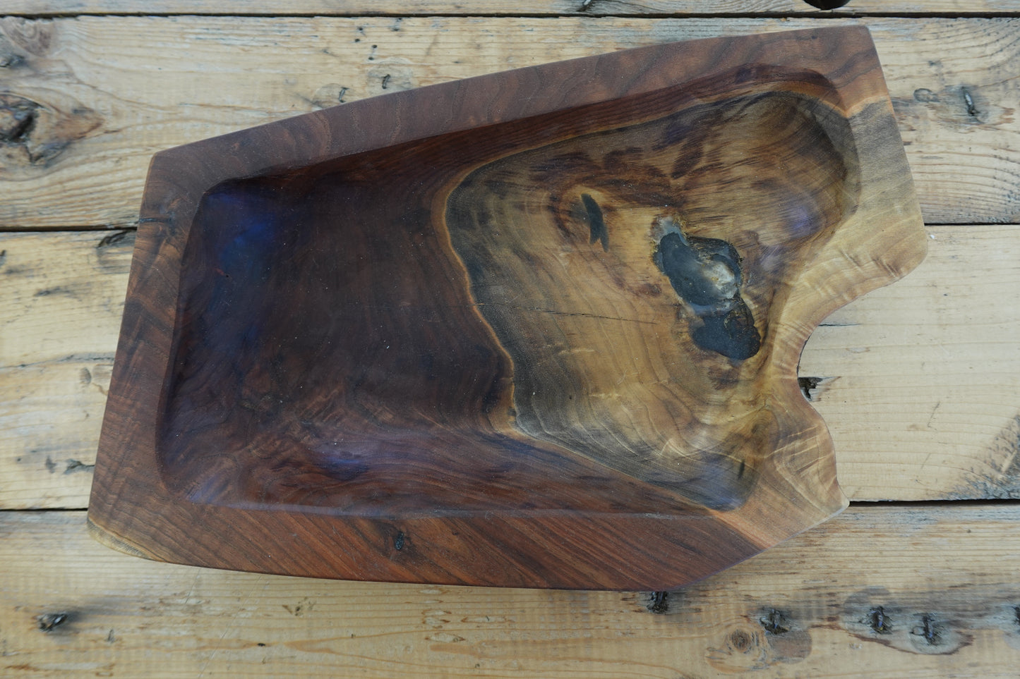 Indiana Walnut Powercarved Bowl