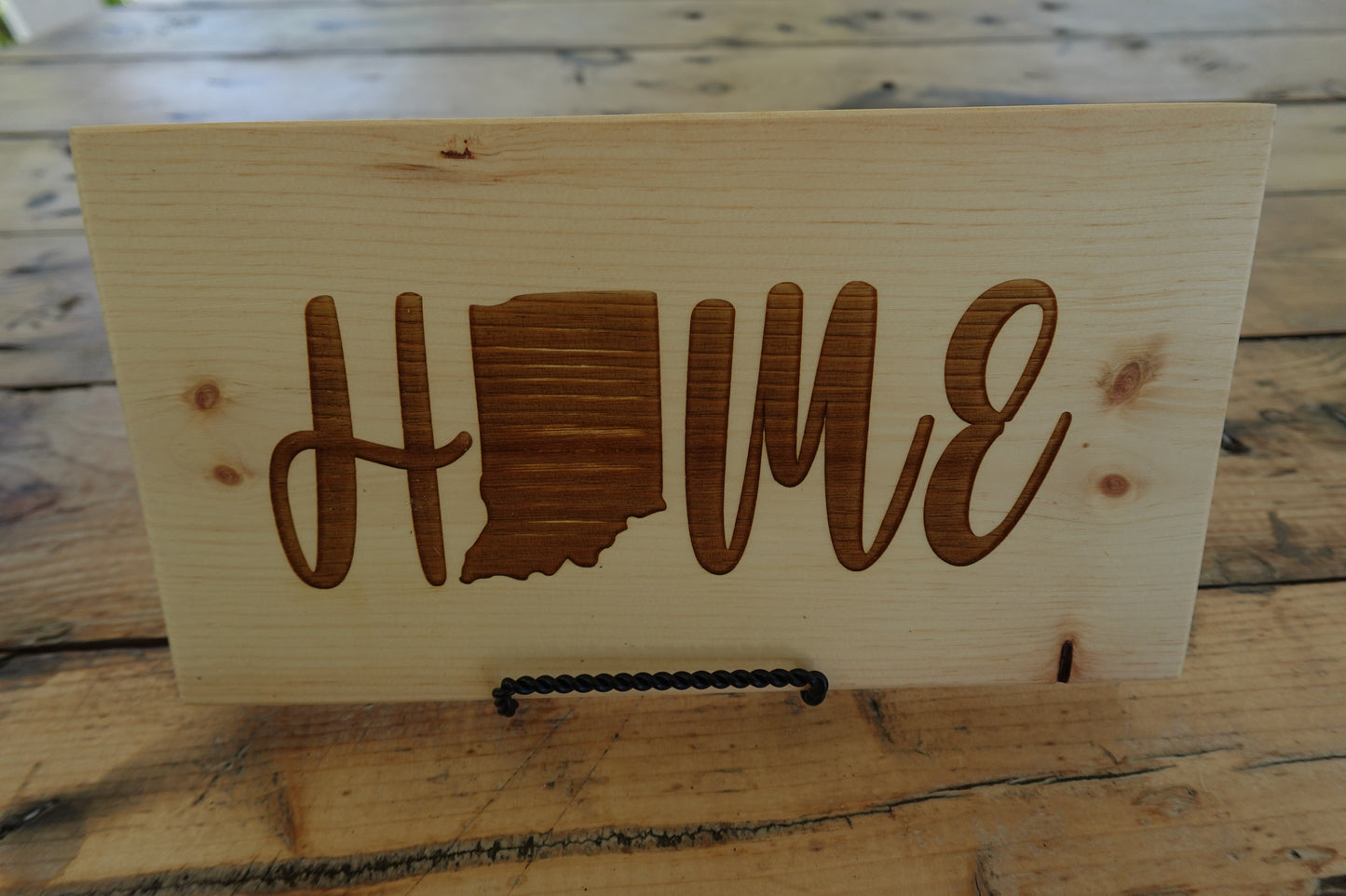 Hardwood Indiana Home Signs