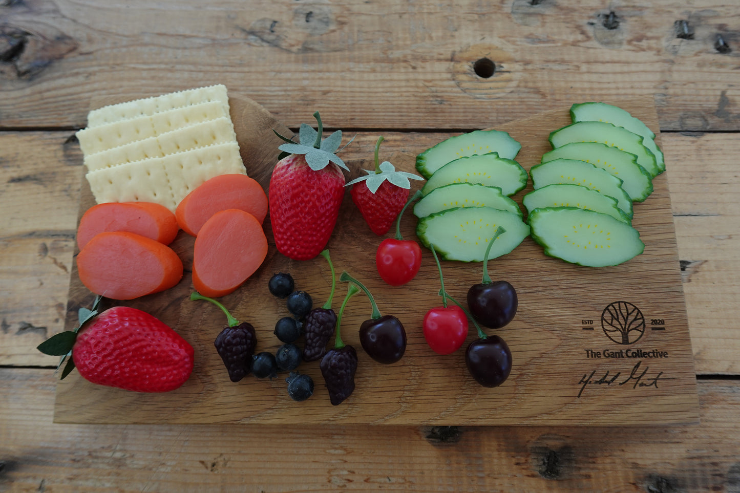 Small Red Oak Charcuterie Board