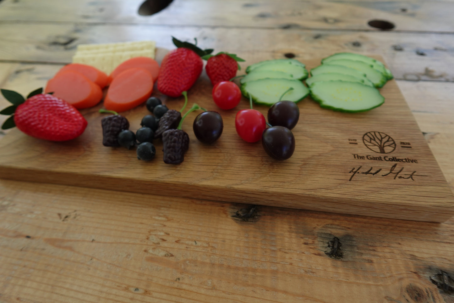 Small Red Oak Charcuterie Board