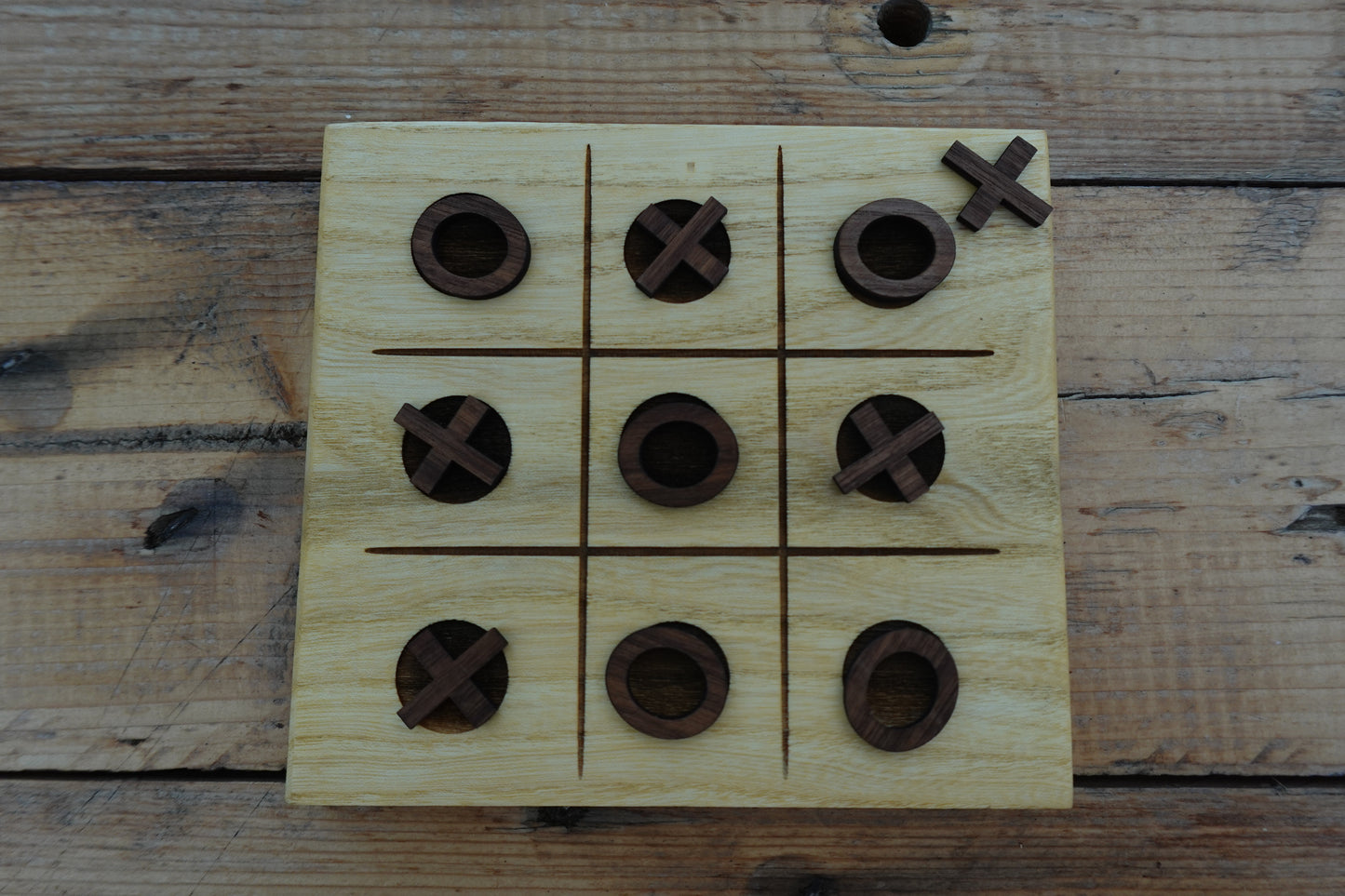 Maple Tic-Tac-Toe Board